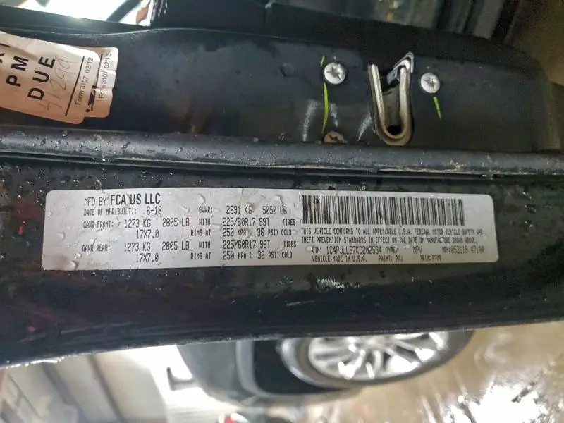 2019 JEEP CHEROKEE LATITUDE PLUS  