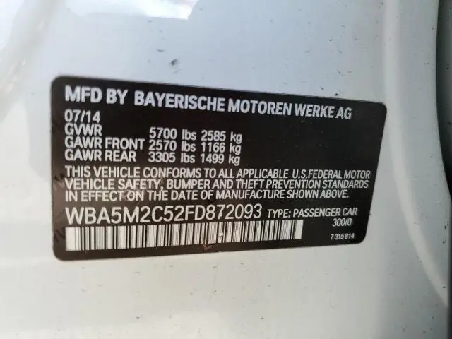 2015 BMW 535 IGT  