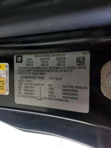 2014 CHEVROLET SILVERADO K1500