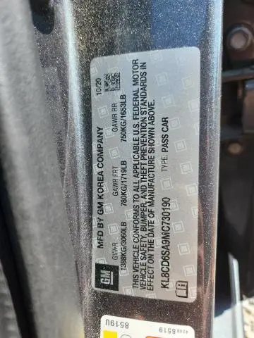 2021 CHEVROLET SPARK 1LT  