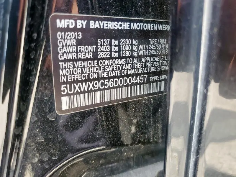 2013 BMW X3 XDRIVE28I  