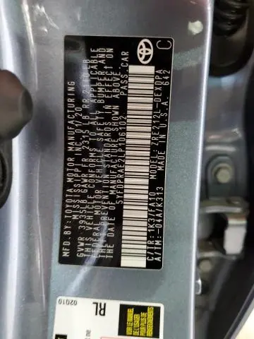 2020 TOYOTA COROLLA L