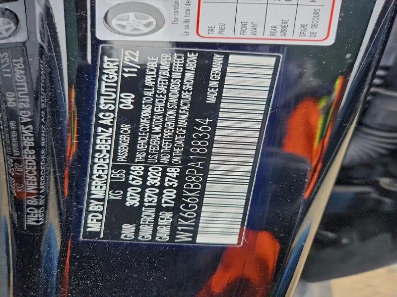 2023 MERCEDES-BENZ S S580E 4MATIC  