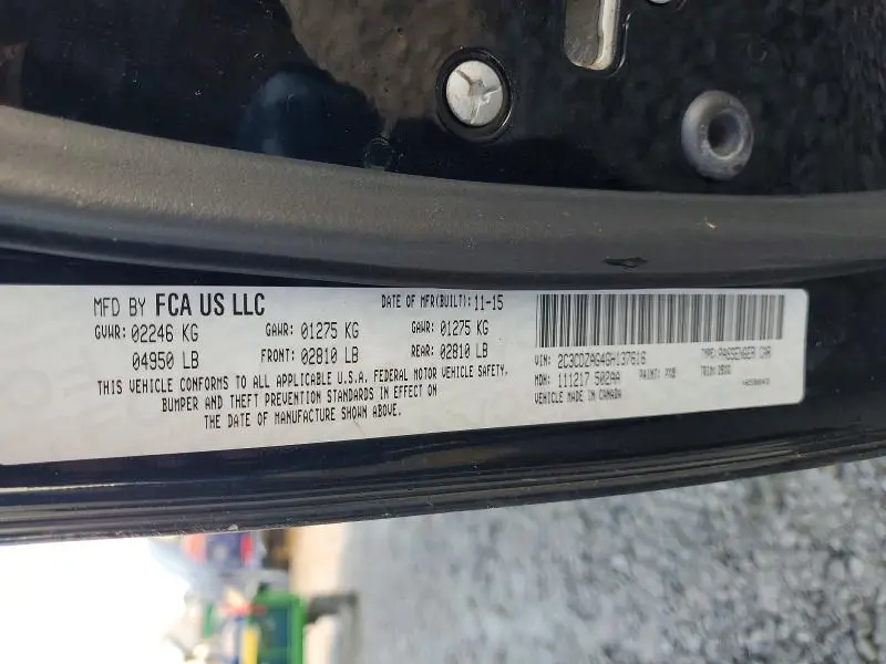 2016 DODGE CHALLENGER SXT  