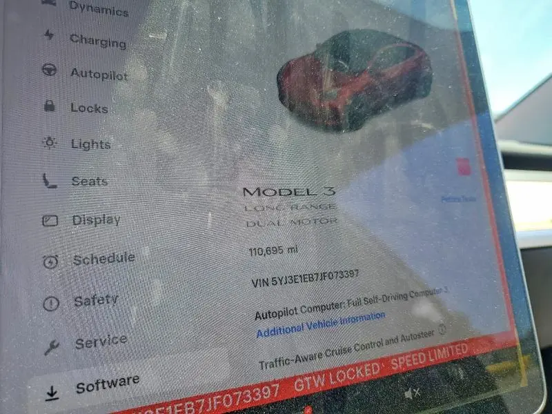 2018 TESLA MODEL 3   