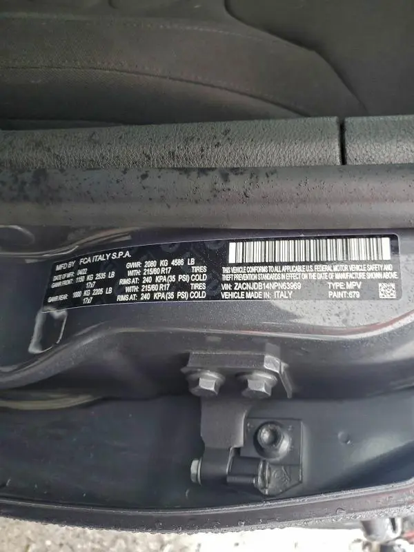 2022 JEEP RENEGADE LATITUDE  