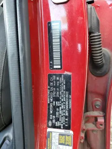 2019 KIA FORTE FE  