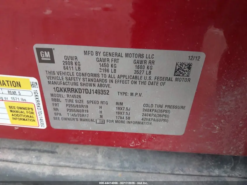 2013 GMC ACADIA SLT-1