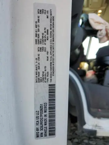 2023 RAM PROMASTER 2500 2500 HIGH  