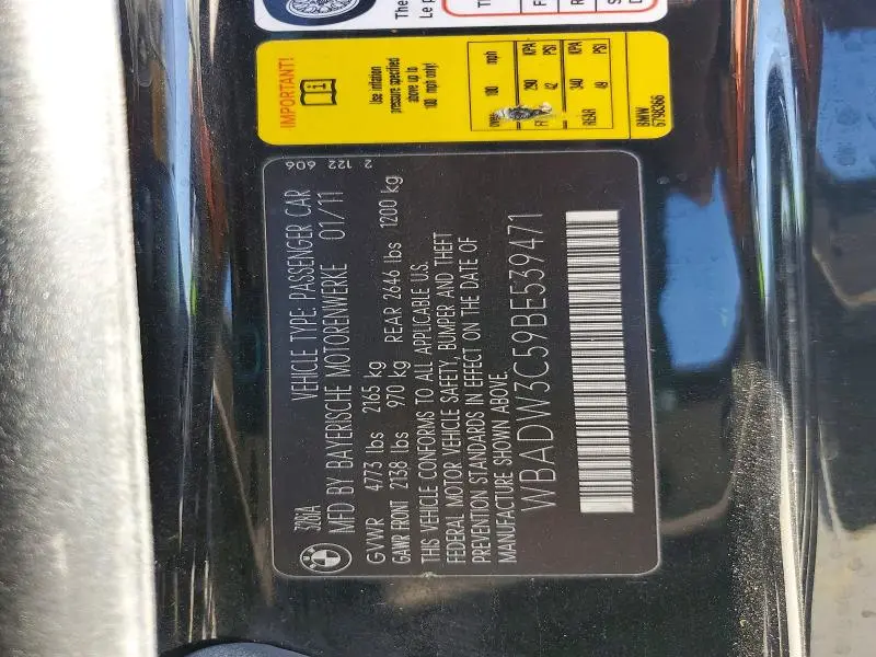 2011 BMW 328 I  