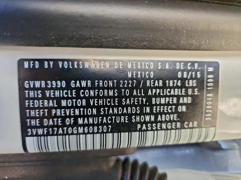 2016 VOLKSWAGEN BEETLE 1.8T  