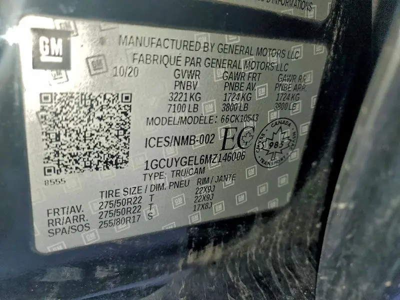 2021 CHEVROLET SILVERADO K1500 LTZ  