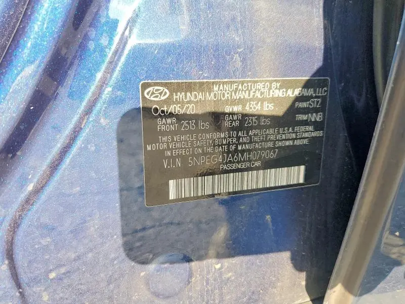 2021 HYUNDAI SONATA SE  