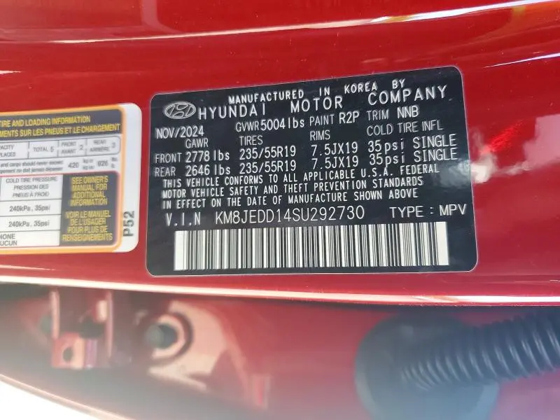 2025 HYUNDAI TUCSON LIMITED  