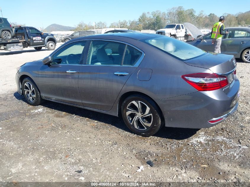 2016 HONDA ACCORD LX