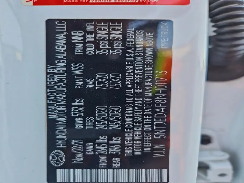 2022 HYUNDAI SANTA CRUZ LIMITED  