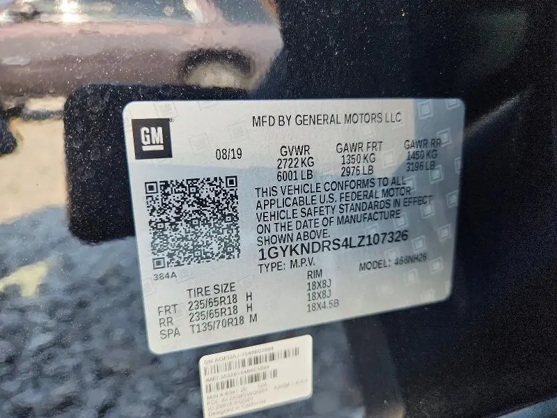 2020 CADILLAC XT5 PREMIUM LUXURY  