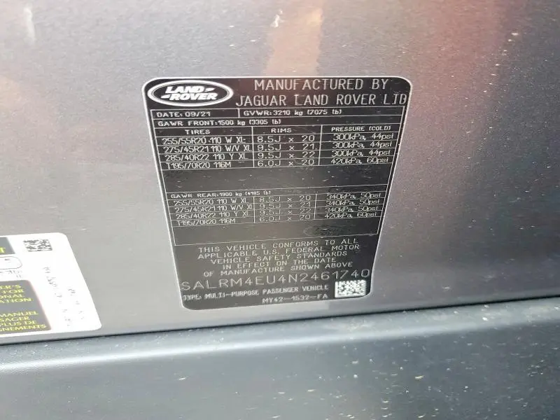 2022 LAND ROVER DISCOVERY HSE R-DYNAMIC  