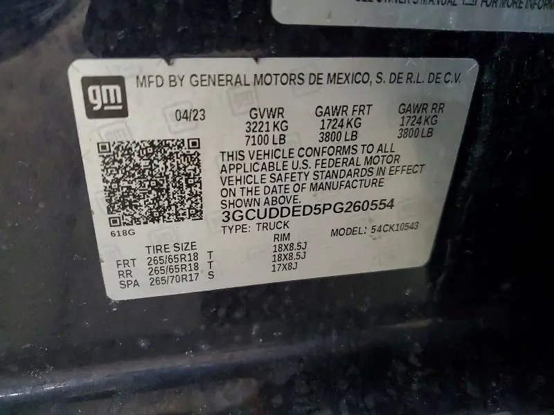 2023 CHEVROLET SILVERADO K1500 LT  