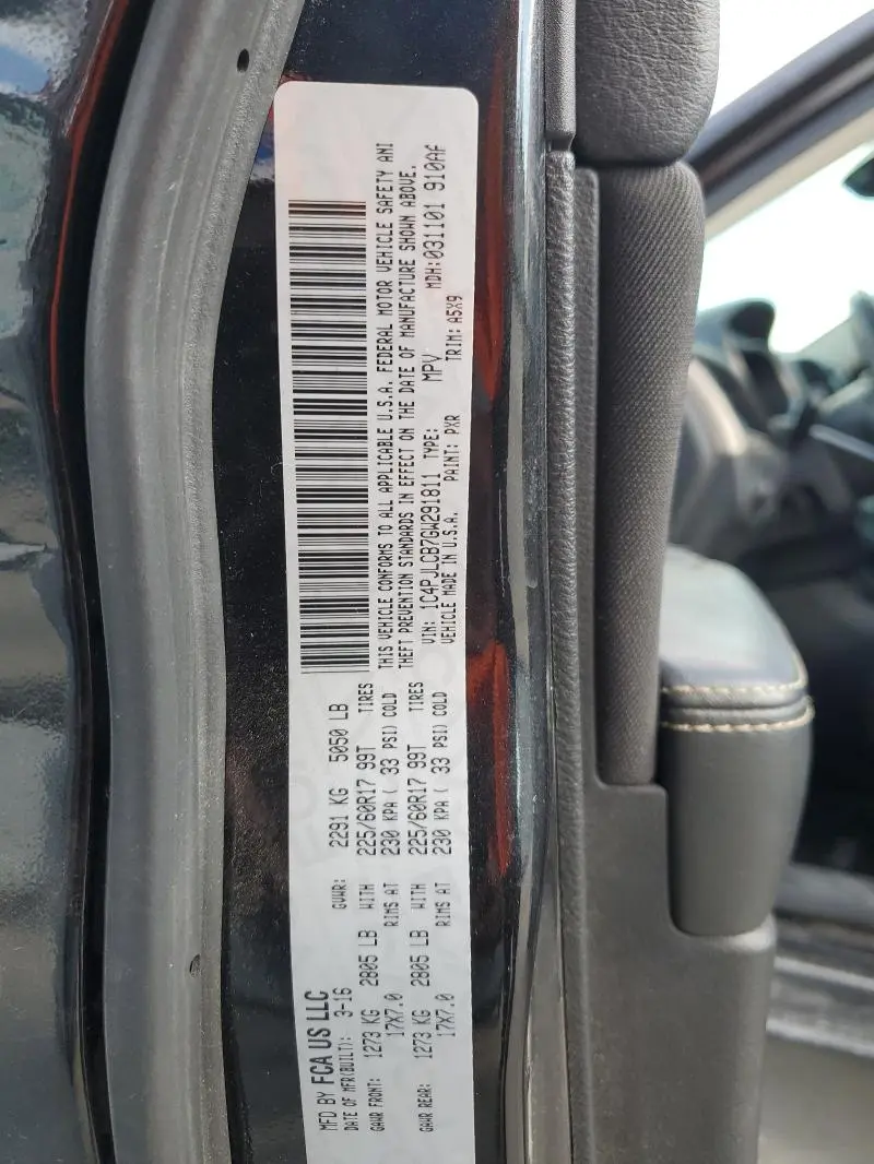 2016 JEEP CHEROKEE LATITUDE  