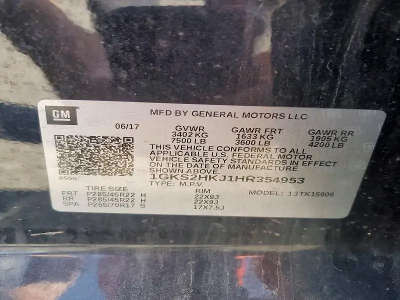 2017 GMC YUKON XL DENALI  