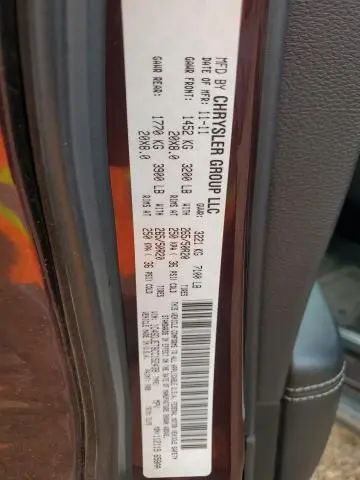 2012 DODGE DURANGO CITADEL  