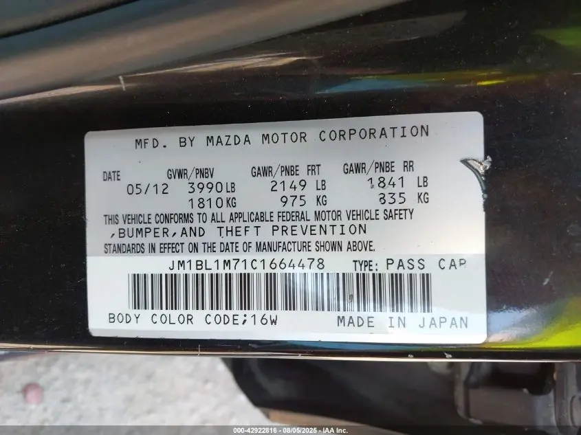2012 MAZDA MAZDA3 I GRAND TOURING