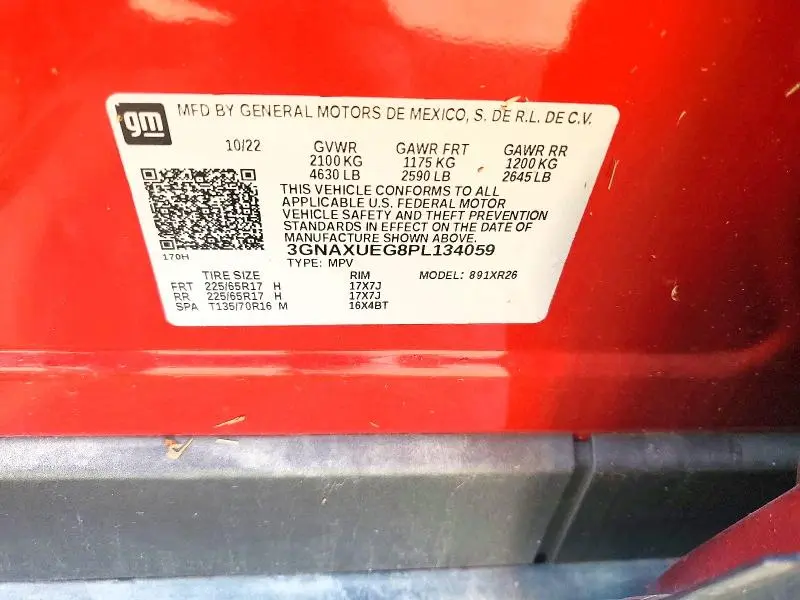 2023 CHEVROLET EQUINOX LT  