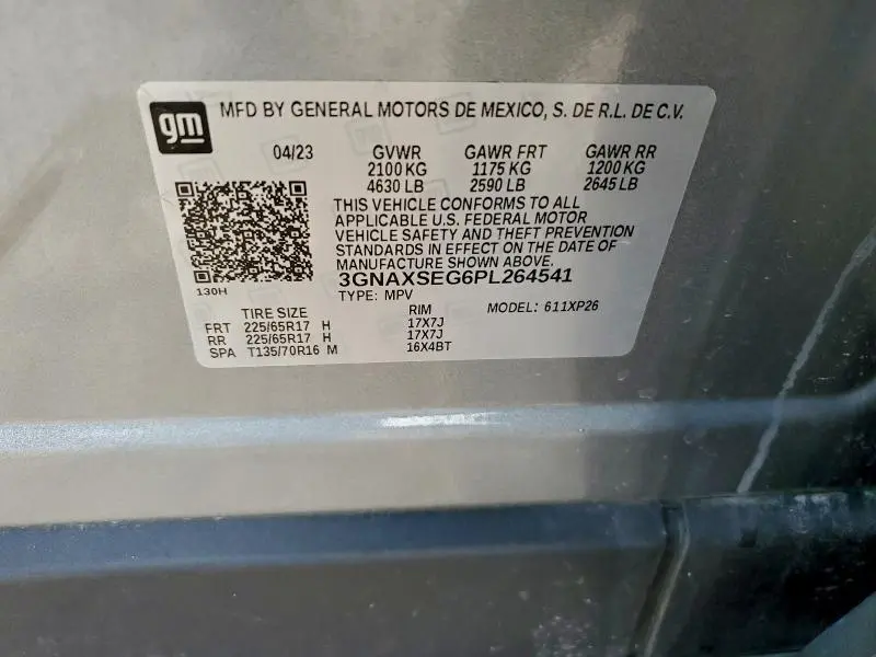 2023 CHEVROLET EQUINOX LS  