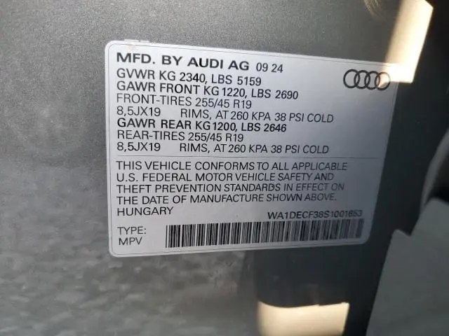 2025 AUDI Q3 PREMIUM S LINE 45  