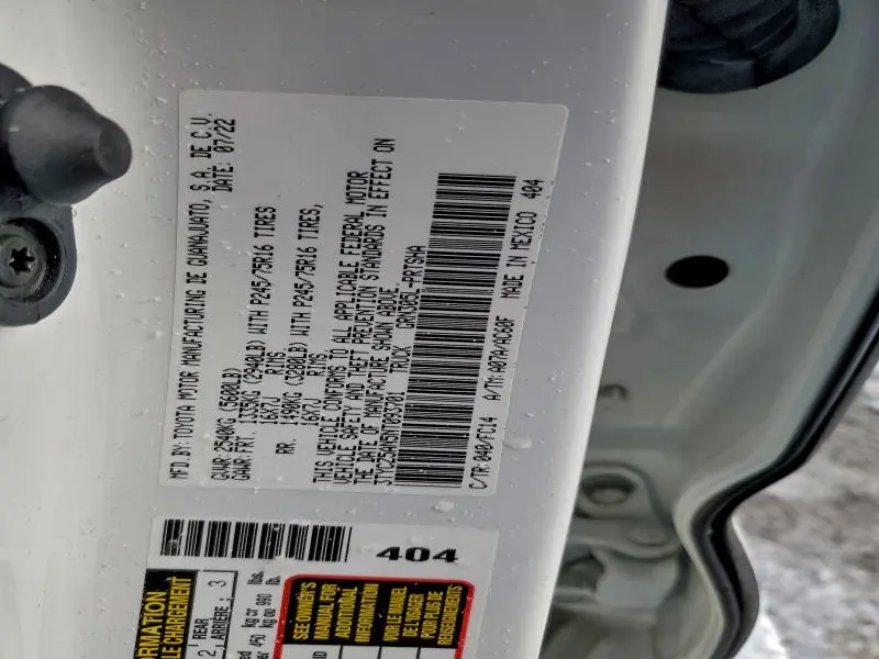 2022 TOYOTA TACOMA DOUBLE CAB  