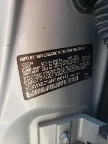 2015 BMW X3 XDRIVE28I  