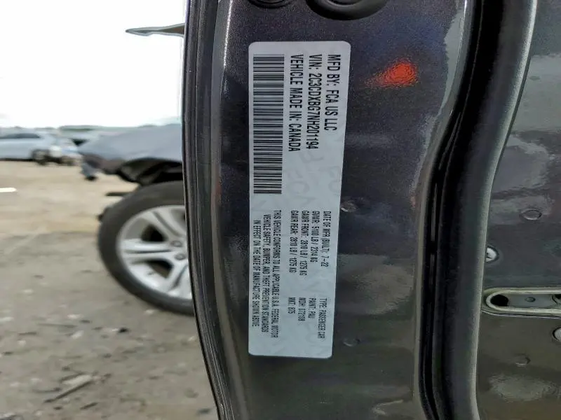 2022 DODGE CHARGER SXT  