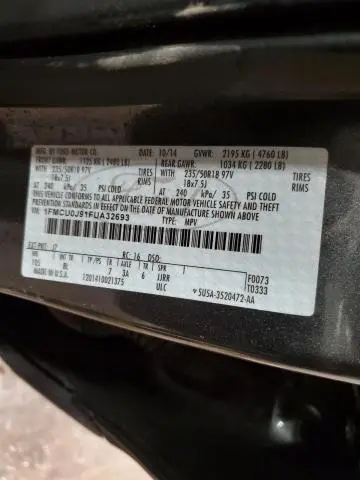 2015 FORD ESCAPE TITANIUM  