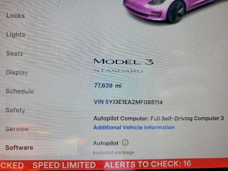 2021 TESLA MODEL 3   