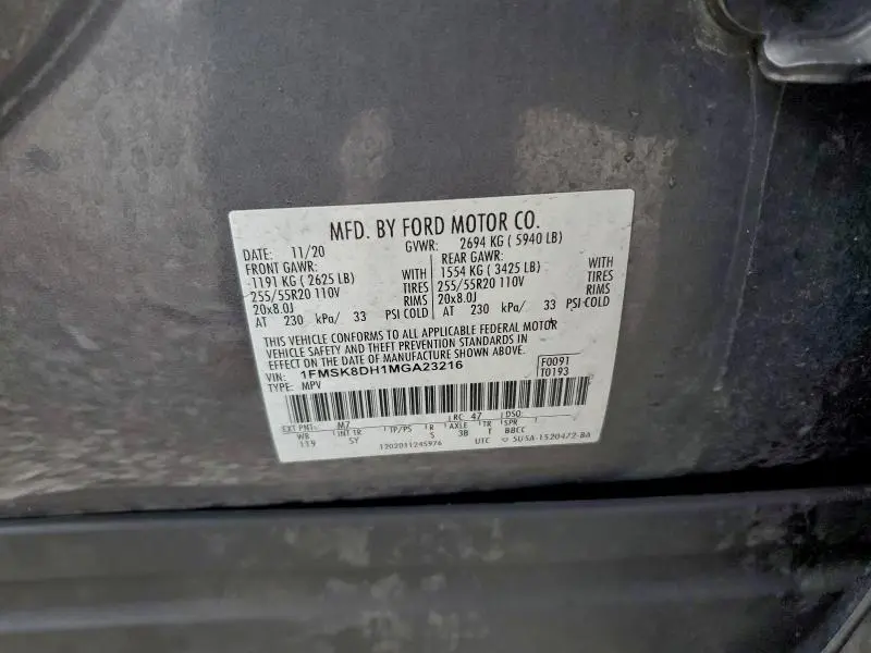 2021 FORD EXPLORER XLT  