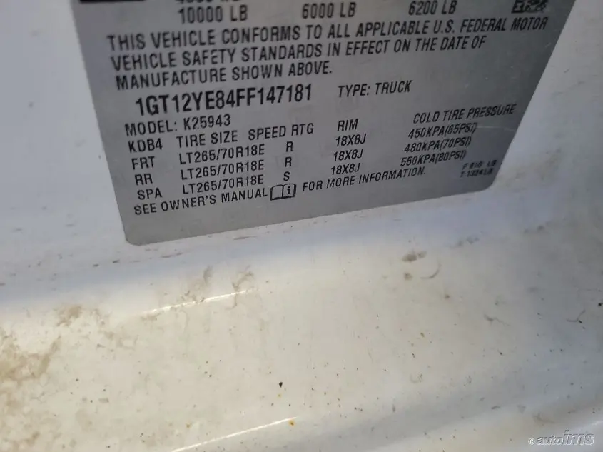 2015 GMC SIERRA 2500HD SLE