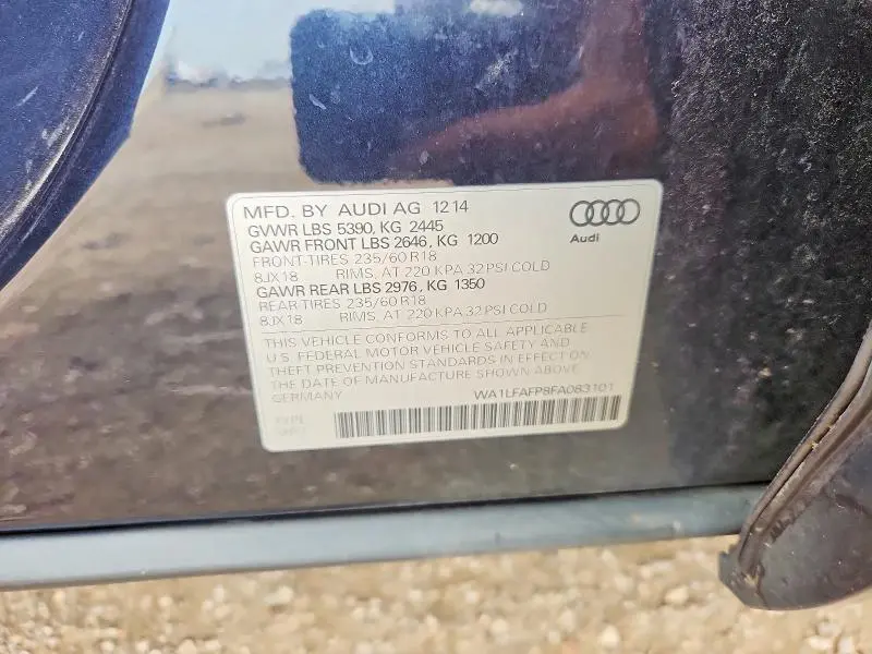 2015 AUDI Q5 PREMIUM PLUS  