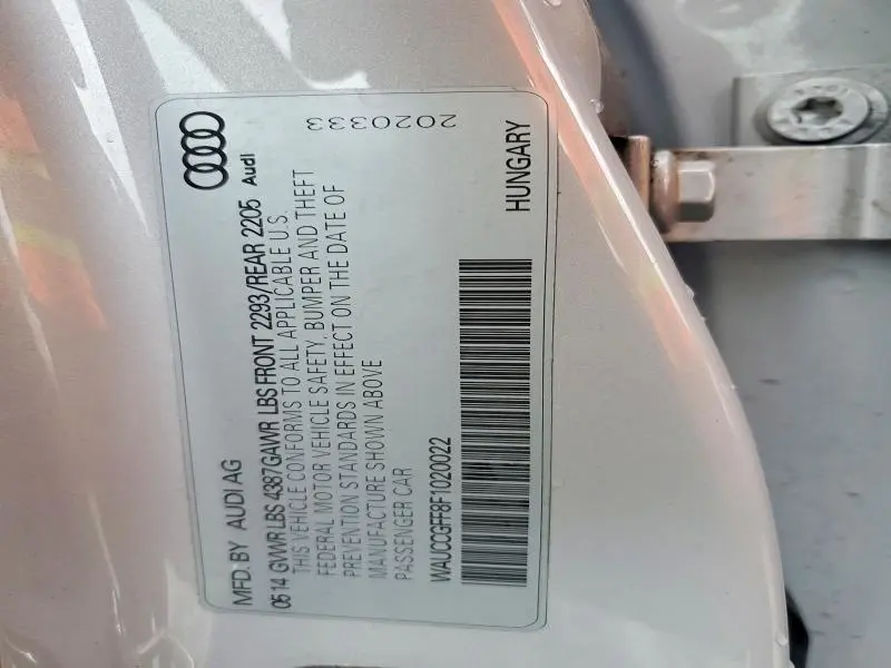 2015 AUDI A3 PREMIUM PLUS  