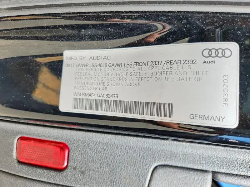 2018 AUDI A4 PREMIUM  