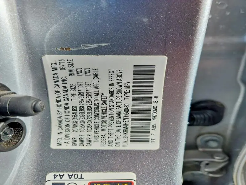 2015 HONDA CR-V EX  