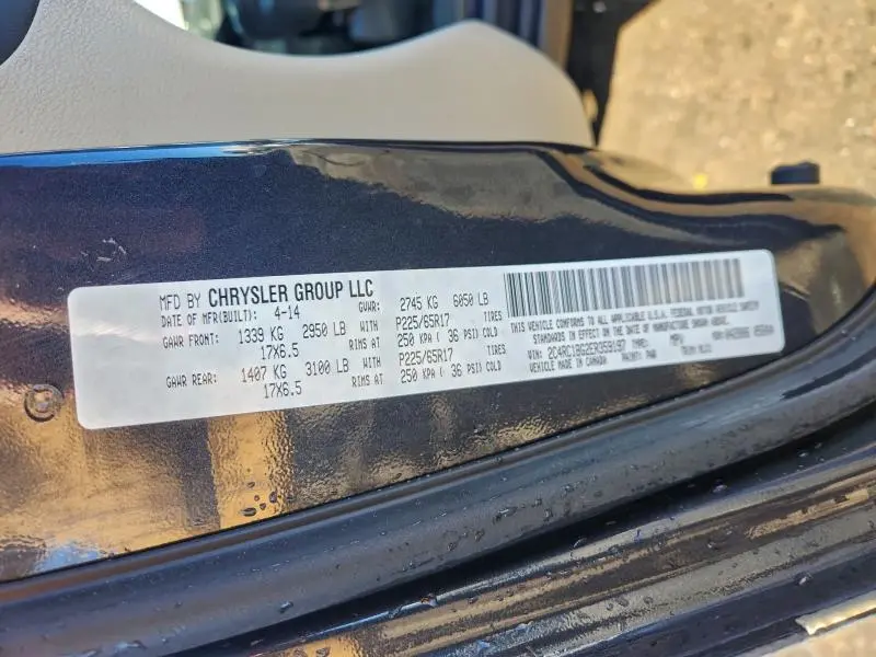 2014 CHRYSLER TOWN & COUNTRY TOURING  