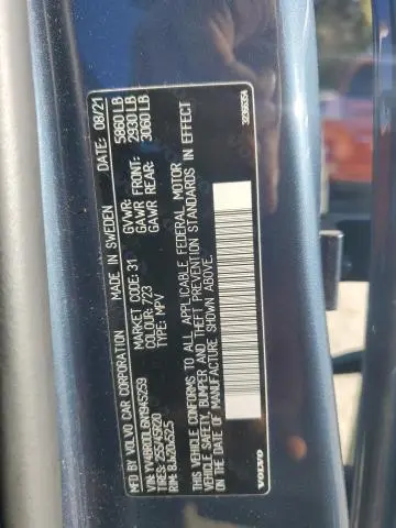 2022 VOLVO XC60 T8 RECHARGE INSCRIPTION  