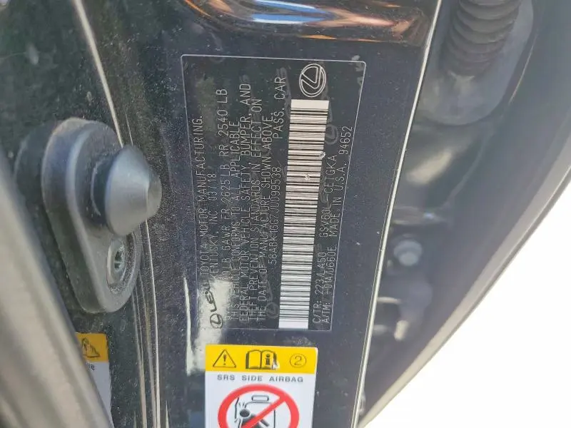 2018 LEXUS ES 350  