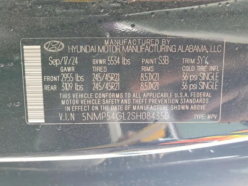 2025 HYUNDAI SANTA FE CALLIGRAPHY  
