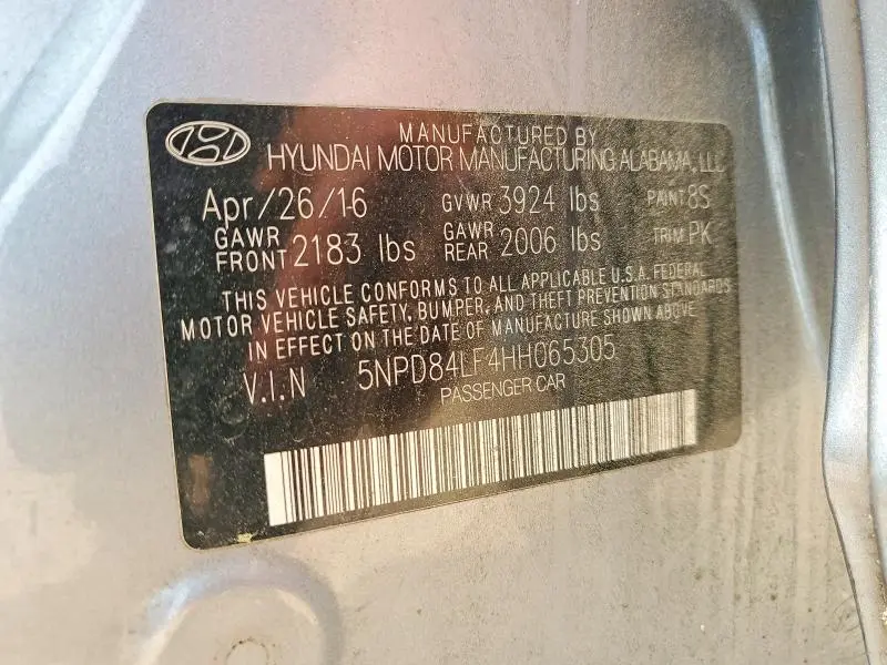 2017 HYUNDAI ELANTRA SE  