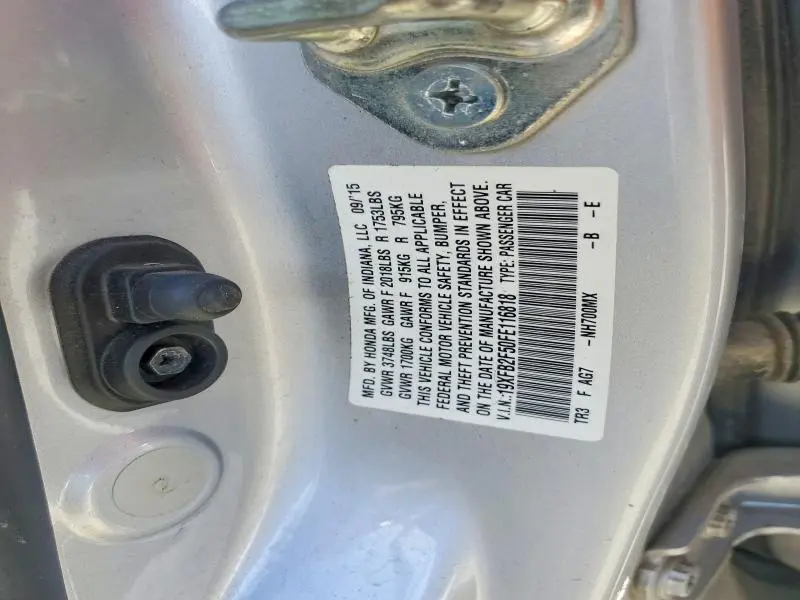 2015 HONDA CIVIC LX  