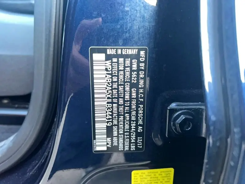 2018 PORSCHE MACAN S  