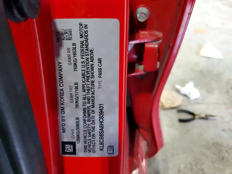 2017 CHEVROLET SPARK LS  