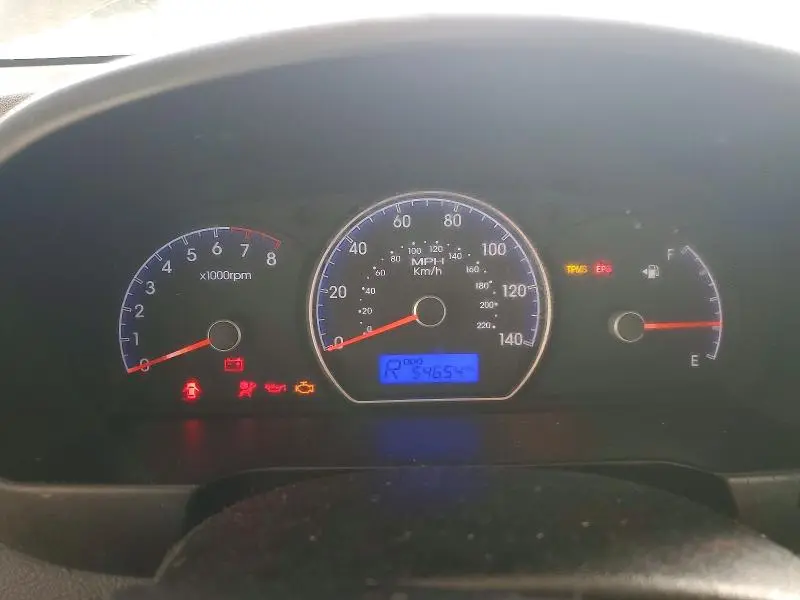 2010 HYUNDAI ELANTRA BLUE  